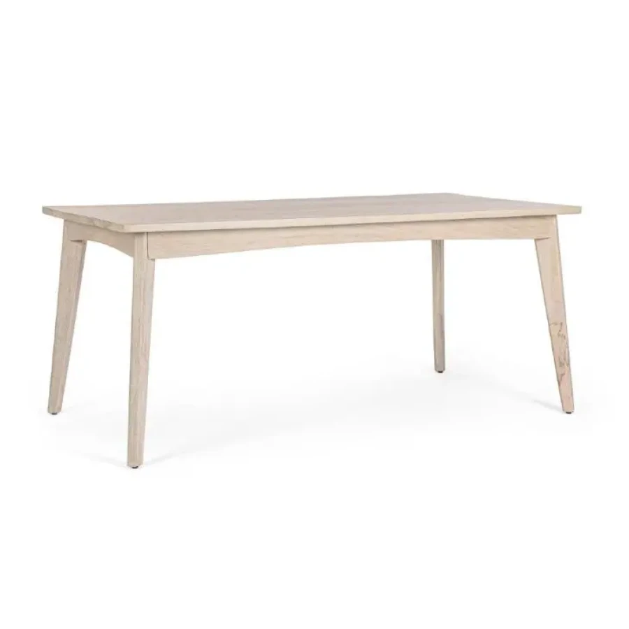 Miza SAHANA 173X90 je preprosta a vendar elegantna miza za vsak prostor. Narejena je iz mangotovega lesa. Miza je zelo vzdržljiva in priročna. Dimenzije: