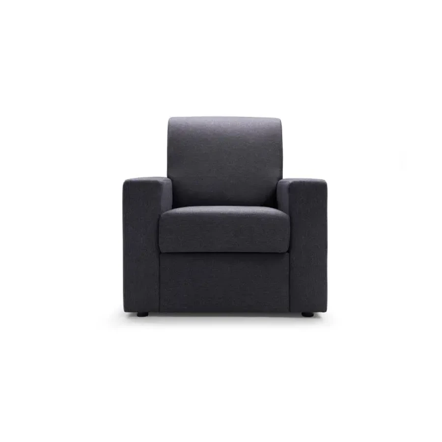 Kotna garnitura WESTON 3+1 je uglajena in minimalistična sedežna garnitura. Sestavljena je iz fotelja in troseda. Narejena je iz kvalitetnega blaga. Trosed
