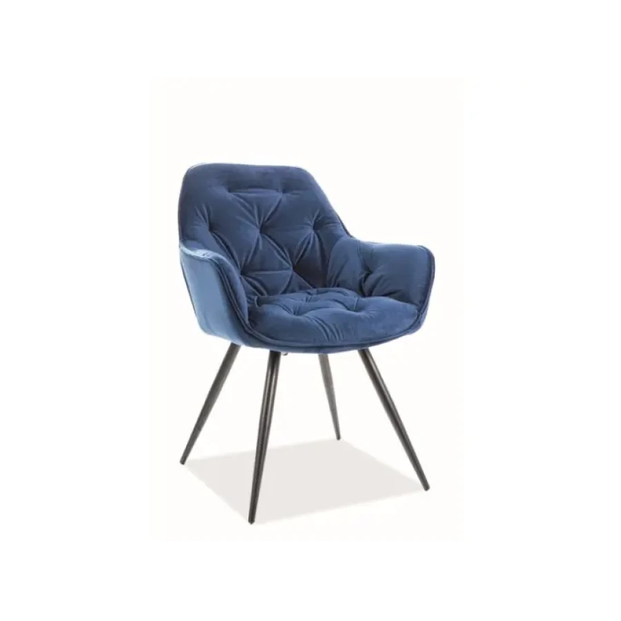 Opis Moderni stol ČILI je udoben, eleganten in vpadljiv. Naročite ga lahko v različnih barvah oblazinjenja. Noge stola so iz kovine in v črni mat barvi.