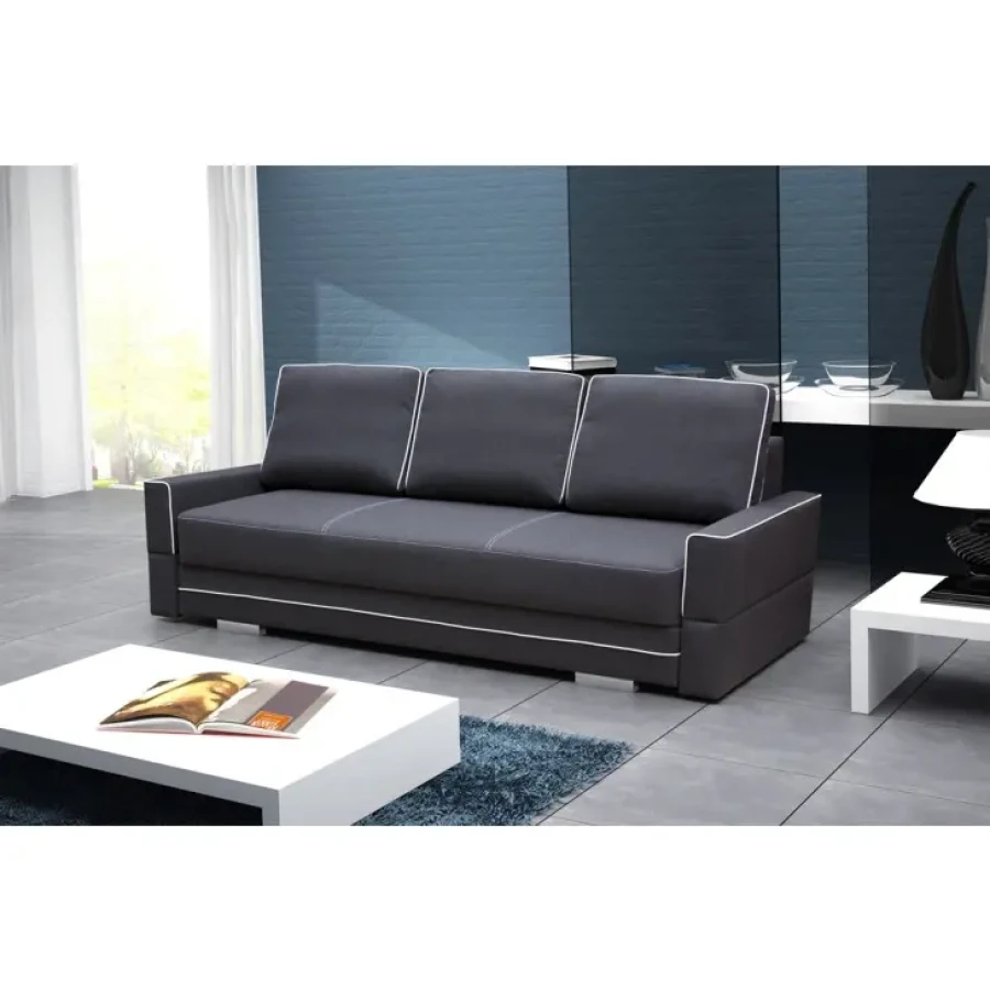 Trosed IVET 2 je živahen in sodoben kavč, primeren za dnevni prostor ali mladinsko sobo. Narejen je iz kvalitetnega blaga in umetnega usnja. Pri raztegnitvi
