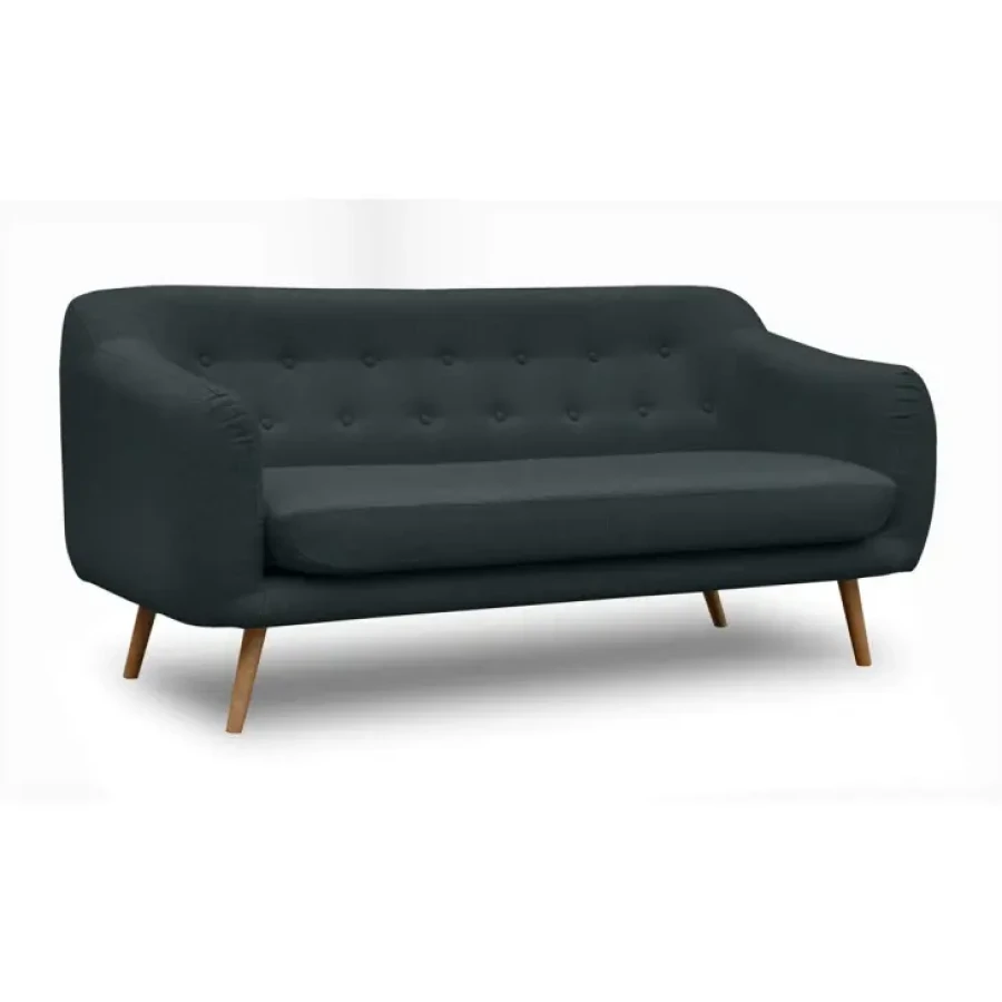 Trosed TESA je eleganten kavč iz kvalitetnega blaga in poliuretanske pene. Na voljo je pet barv oblazinjenja. Material: - Noge in ogrodje iz lesa - Tkanina,