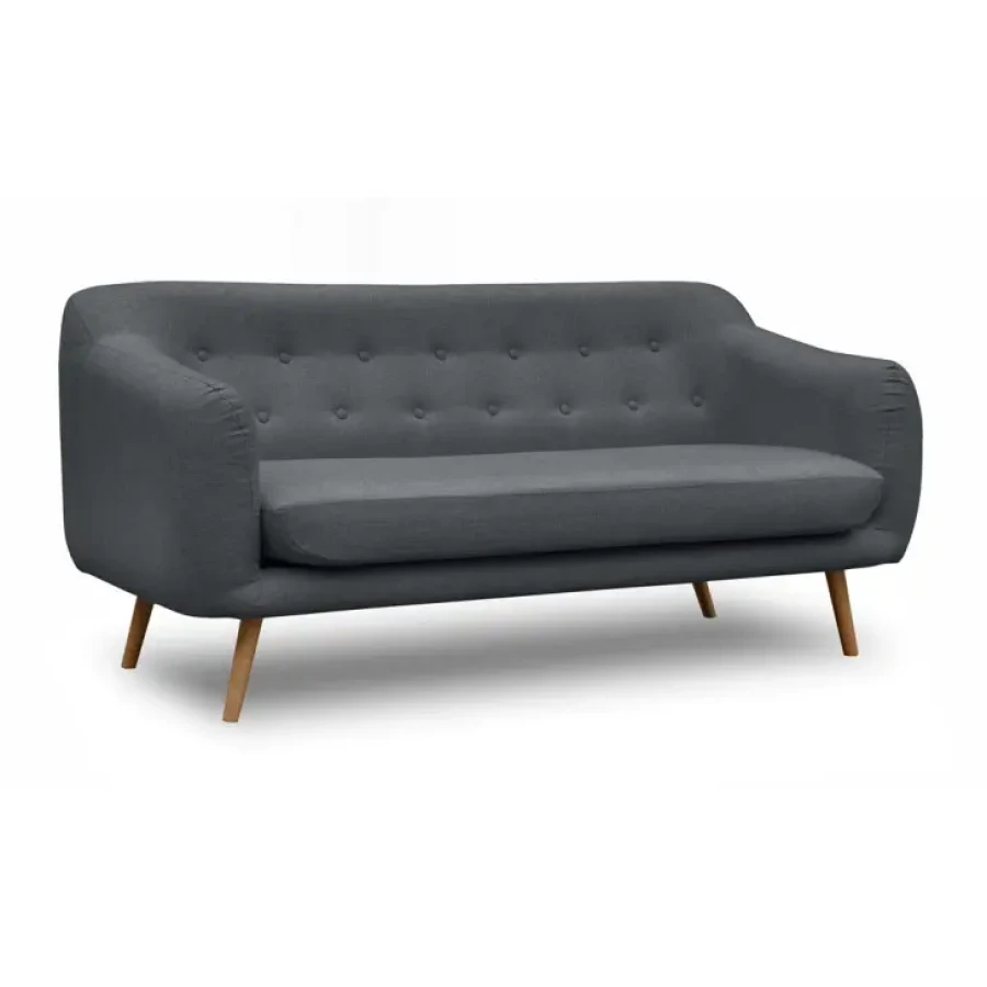 Trosed TESA je eleganten kavč iz kvalitetnega blaga in poliuretanske pene. Na voljo je pet barv oblazinjenja. Material: - Noge in ogrodje iz lesa - Tkanina,