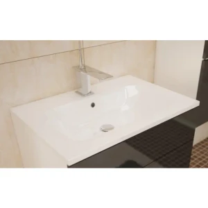 Vgradni kopalniški umivalnik OTO 60D je trpežen umivalnik sodobnih linij. Narejen je iz umetnr mase v beli barvi. Primeren je za kopalniške omarice OTO.