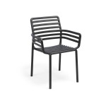 Vrtna garnitura DOGA ANTRACITE, Rio 140 + 6x stol Doga, antracit - slika 4