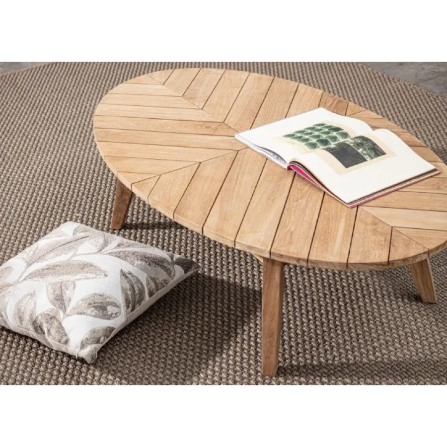 Vrtna mizica COACHELLA OV 120X70 je narejena iz tikovega lesa. Dimenzije: širina: 120cm globina: 70cm višina: 33cm