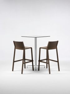 Vrtni barski stol TRILL, antracit - slika 3