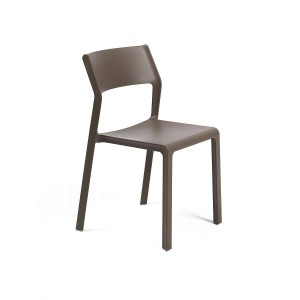 Vrtni stol TRILL brez naslona, več barv-Dark brown