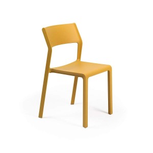 Vrtni stol TRILL brez naslona, več barv-Yellow