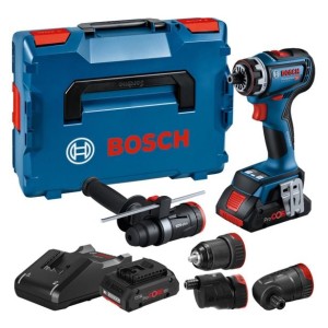 AKUMULATORSKI VRTALNI VIJAČNIK BOSCH FLEXICLICK GSR 18V-90 FC + L-BOXX + 4 NASTAVKI FLEXI-CLICK