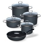 GARNITURA / SET POSODE RIESS 5 DELNA GREY DARK