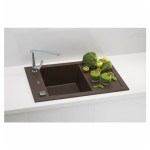 GRANITAL POMIVALNO KORITO ALVEUS FORMIC 30, G03M CHOCOLATE 760X500 MM - slika 2