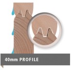 KARIBU LESENA VRTNA HIŠKA GARAŽA 372X309X522 - slika 10