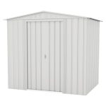 KOVINSKA VRTNA HIŠKA GLOBEL TOWER 86 SREBRNA Š234 X G175 X V220 CM - slika 2