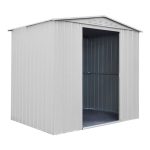 KOVINSKA VRTNA HIŠKA GLOBEL TOWER 86 SREBRNA Š234 X G175 X V220 CM - slika 4