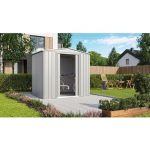 KOVINSKA VRTNA HIŠKA GLOBEL TOWER 86 SREBRNA Š234 X G175 X V220 CM - slika 5