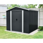 KOVINSKA VRTNA HIŠKA PERGART DRESDEN II 106 ANTRACIT Š301 X G174 X V214 - slika 2