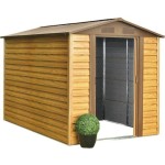 KOVINSKA VRTNA HIŠKA PERGART FRANKFURT II 86 VIDEZ LES S224 X G183 X V209 CM - slika 2