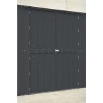 KOVINSKA VRTNA HIŠKA VITAVIA PARKER 1015, ANTRACIT - slika 2