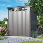 KOVINSKA VRTNA HIŠKA VITAVIA RHEINFELDEN 78 187X190X233 MAT ANTRACIT - slika 5