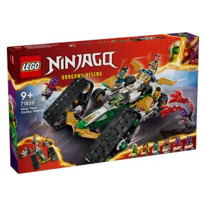 LEGO® NINJAGO® ninja komplet vozil 4v1 s 6 minifigurami.              Sodeluj z ninjami