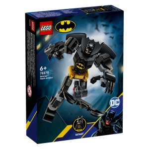 Popolnoma členjen robotski oklep Batman™ za ljubitelje LEGO® superjunaških igrač.              Povečaj akcijo v boju proti zločinu z robotskim oklepom Batman™! Odpri pilotsko kabino in za krmila postavi minifiguro Batmana
