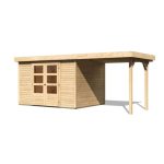 LESENA VRTNA HIŠKA KARIBU ASKOLA 5 S TERASO 298X211X242 +240 LES 19MM - slika 3