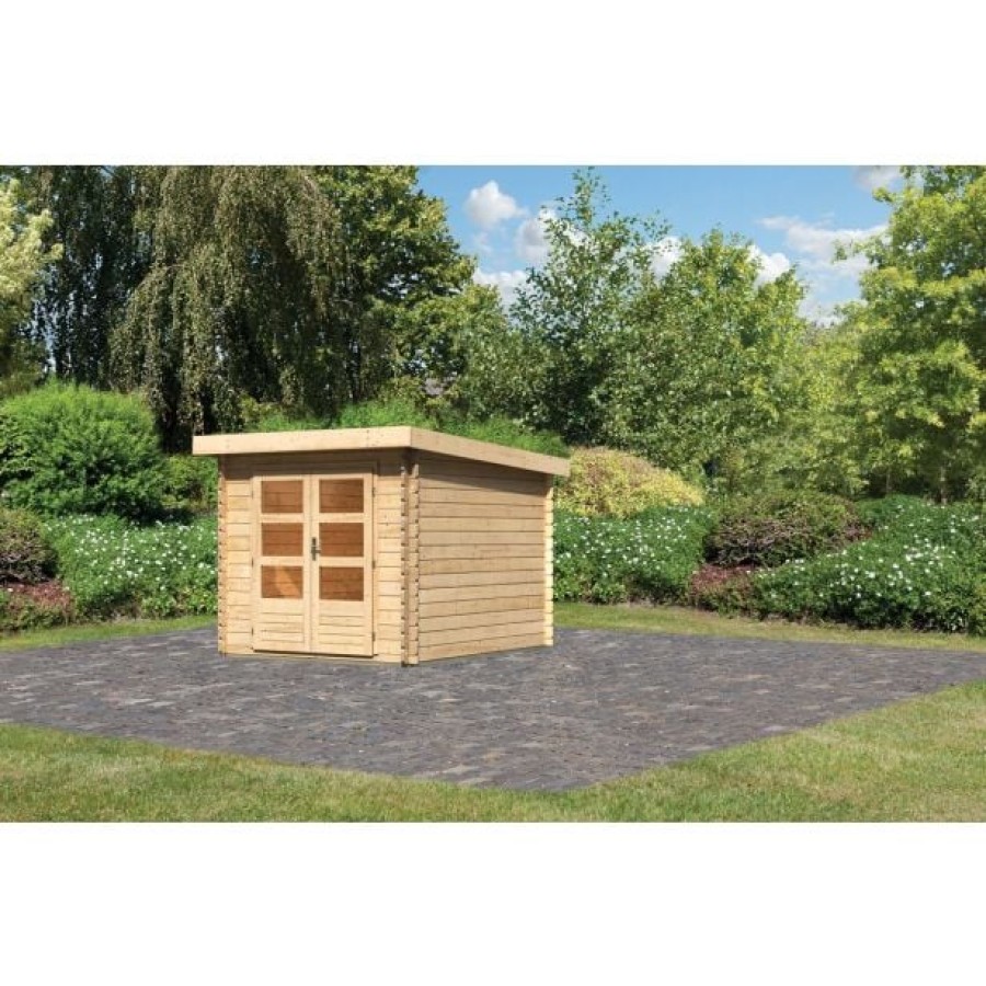 LESENA VRTNA HIŠKA KARIBU BASTRUP 4 2.20X2.80X2.22 LES 28MM