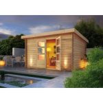 LESENA VRTNA HIŠKA KARIBU BASTRUP 7 3.57X2.2X2.97 LES 28MM