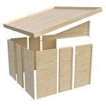 LESENA VRTNA HIŠKA KARIBU BOMLITZ 4 235X243X352 - slika 6