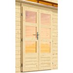 LESENA VRTNA HIŠKA KARIBU KANDERN 6 S TERASO 270X222X270+320 LES 28MM - slika 6