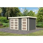 LESENA VRTNA HIŠKA KARIBU MÜHLENTRUP 2 212X404X272 SIVA - slika 2