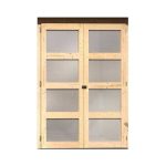 LESENA VRTNA HIŠKA KARIBU MÜHLENTRUP 3 212X404X333 BARVA LESA - slika 4