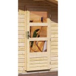 LESENA VRTNA HIŠKA KARIBU RADUR 0 370X236X247 LES 28MM - slika 6