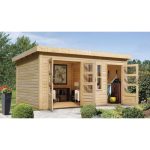 LESENA VRTNA HIŠKA KARIBU SCHÖNBUCH 2 228X426X276 BARVA LESA - slika 2