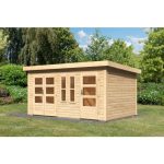 LESENA VRTNA HIŠKA KARIBU SCHÖNBUCH 2 228X426X276 BARVA LESA - slika 3