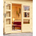 LESENA VRTNA HIŠKA KARIBU SCHÖNBUCH 2 228X426X276 BARVA LESA - slika 5