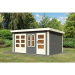 LESENA VRTNA HIŠKA KARIBU SCHÖNBUCH 2 228X426X276 SIVA - slika 3