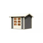 LESENA VRTNA HIŠKA KARIBU THERES 3 242X244X244, SIVA - slika 3