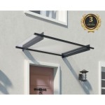 NADSTREŠEK NAD VRATI PALRAM, CANOPY NANCY 1500, / ANTRACIT - slika 2