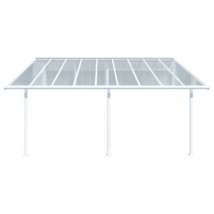NADSTREŠEK ZA TERASO PALRAM SIERRA, BELA/TRANSPARENT 3X5,46M