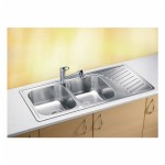 NERJAVNO POMIVALNO KORITO ALVEUS ELEGANT 70, SATIN 1110X510 MM - slika 2