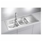 NERJAVNO POMIVALNO KORITO ALVEUS LINE MAXIM 100, SATIN 1160X500 MM - slika 2