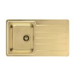 NERJAVNO POMIVALNO KORITO ALVEUS MONARCH LINE 20, BRONZE 860X500 MM