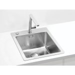 NERJAVNO POMIVALNO KORITO ALVEUS PURE UP 10, SATIN 405X525 MM - slika 2