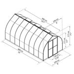 RASTLINJAK, VOTLE PLOŠČE PALRAM BELLA 8X16 SREBRNA Š244 X D490 X V219 - slika 2