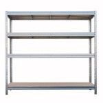 REGAL AR SHELVING 200X200X70 CM 4P/600KG SIVA