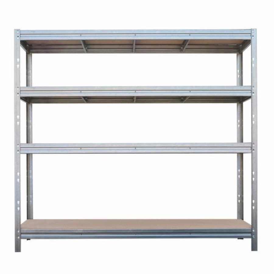 REGAL AR SHELVING 200X200X70 CM, 4 POLICE 600 KG/POLICO, SIV GALVAN