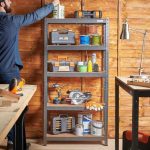 REGAL VONHAUS 5 POLIČNI HAMMERITE 1.5M - slika 6