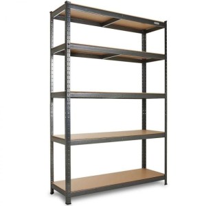 REGAL VONHAUS 5 POLIČNI ŠIROK HAMMERITE 1.8M