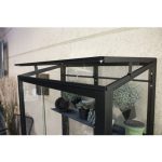 VITAVIA POLIS BALCONY GREENHOUSE 350 ESG STEEL FOUNDATION, BLACK - slika 3